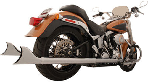 FREEDOM Sharktail Dual System Chrome 2.5"Odx36" `07-17 Softail HD00323