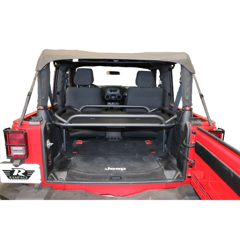 Rampage 2007-2018 Jeep Wrangler(JK) Rear Sport Rack - Black 86624