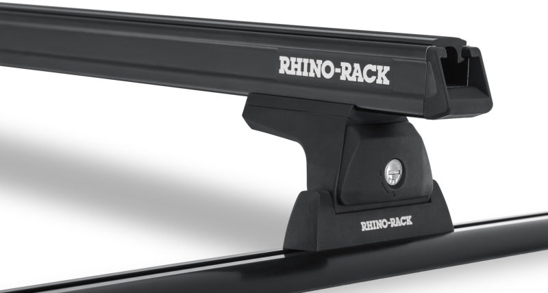 Rhino-Rack Heavy Duty 65in 2 Bar Roof Rack w/Tracks - Black Y01-140B