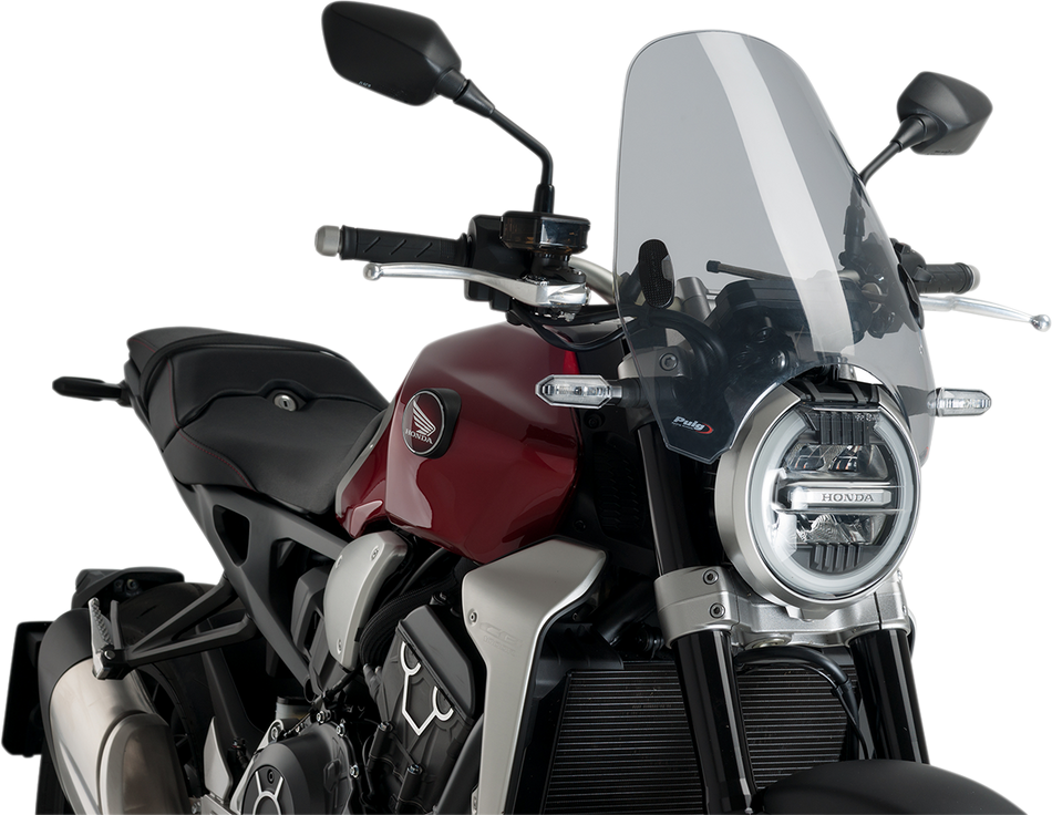 PUIG HI-TECH PARTS Custom II Windshield - Smoke - X11 0336H