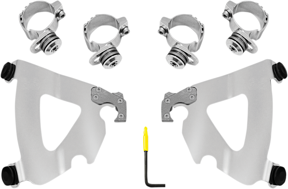 MEMPHIS SHADES Road Warrior Mounting Kit - Polished - FXD MEK2038