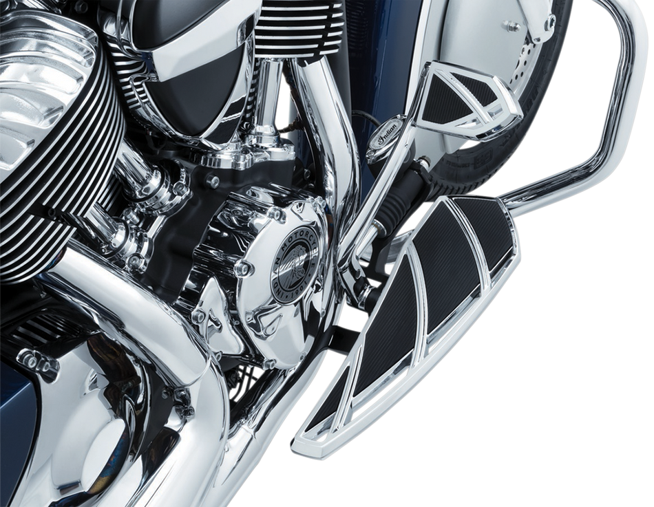 KURYAKYN Phantom Driver Floorboards - Chrome - Indian '14-'21 5770