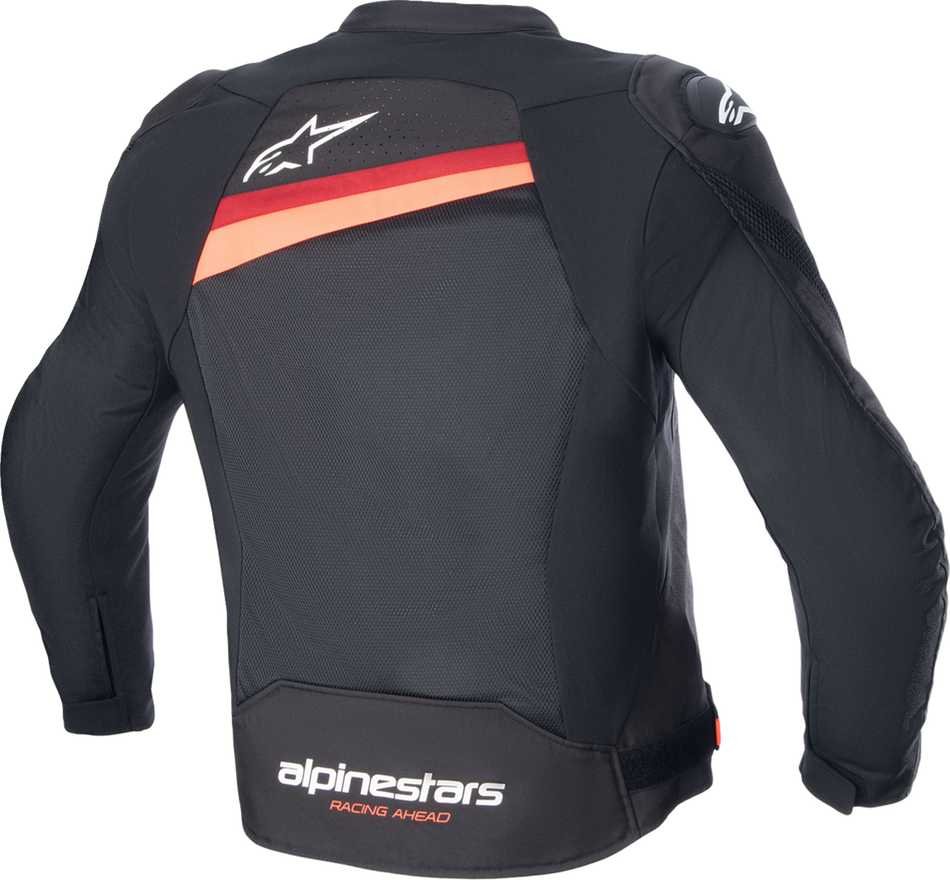 ALPINESTARS T-GP Plus R v4 Airflow Jacket - Black/ Red Fluo - Small 3300624-1030-S