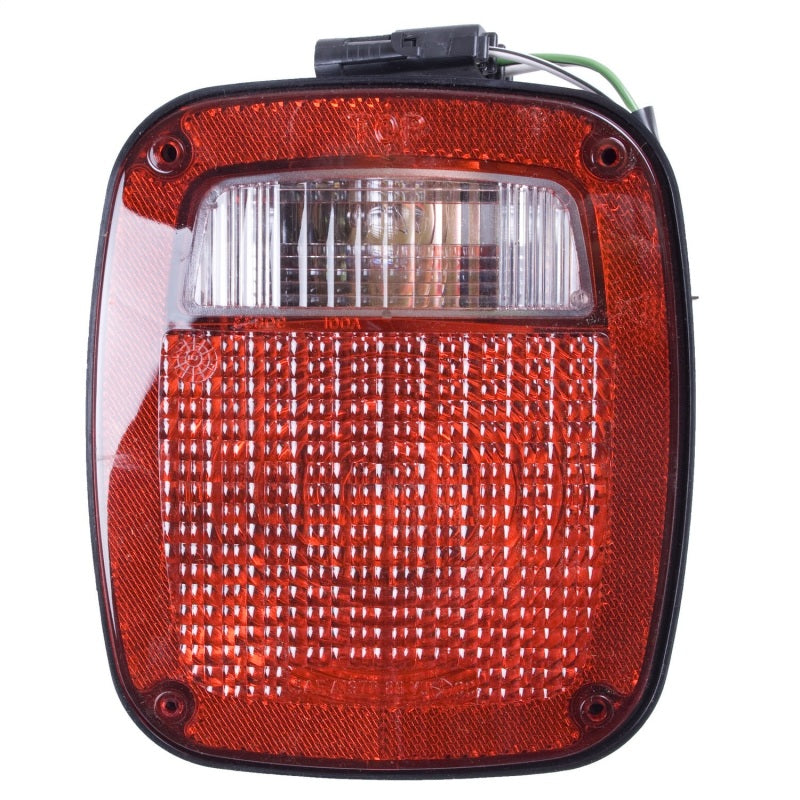 Omix Left Black Tail Lamp 91-97 Jeep YJ TJ Wrangler 12403.13