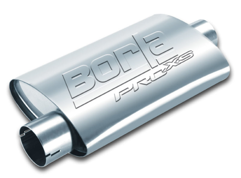 Borla Universal Center/Offset Oval 3in Tubing 14in x 4in x 9.5in PRO-XS Muffler 400482