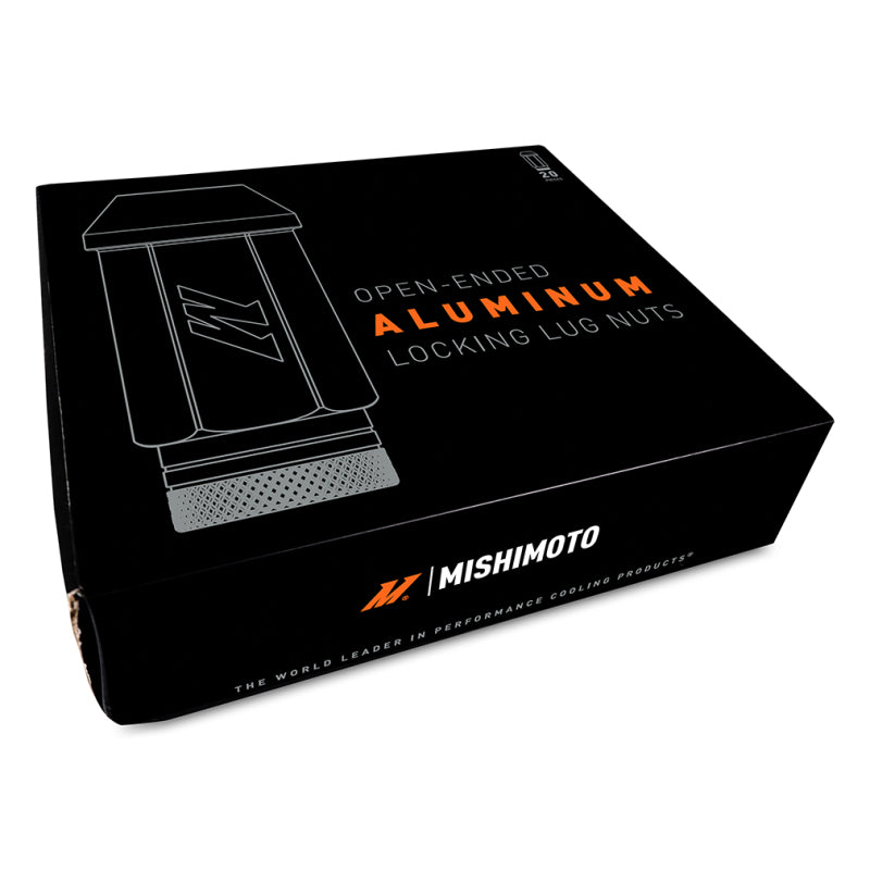 Mishimoto Aluminum Locking Lug Nuts M12x1.25 20pc Set Neo Chrome MMLG-125-20LNC