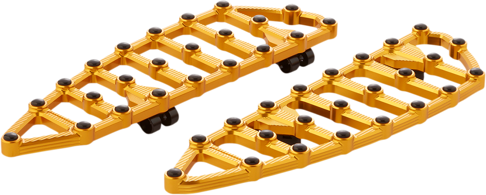 ARLEN NESS MX Driver Floorboards - Gold 410-010