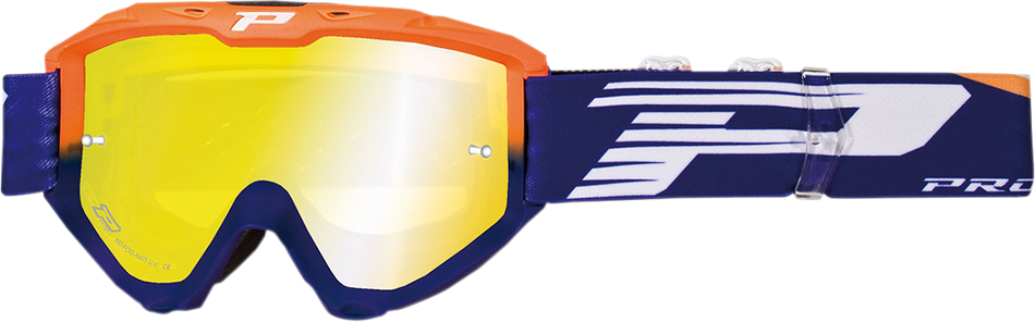 Gafas PRO GRIP 3450 Riot - Naranja Fluo/Azul - Espejo PZ3450AFBLFL 