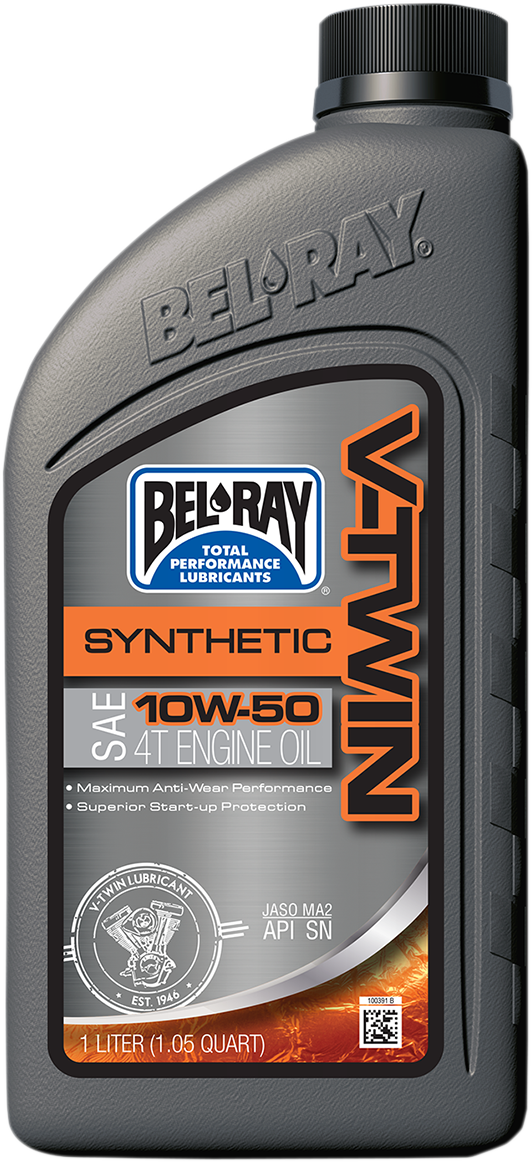 Aceite sintético BEL-RAY V-Twin - 10W50 -1L 96915-BT1 