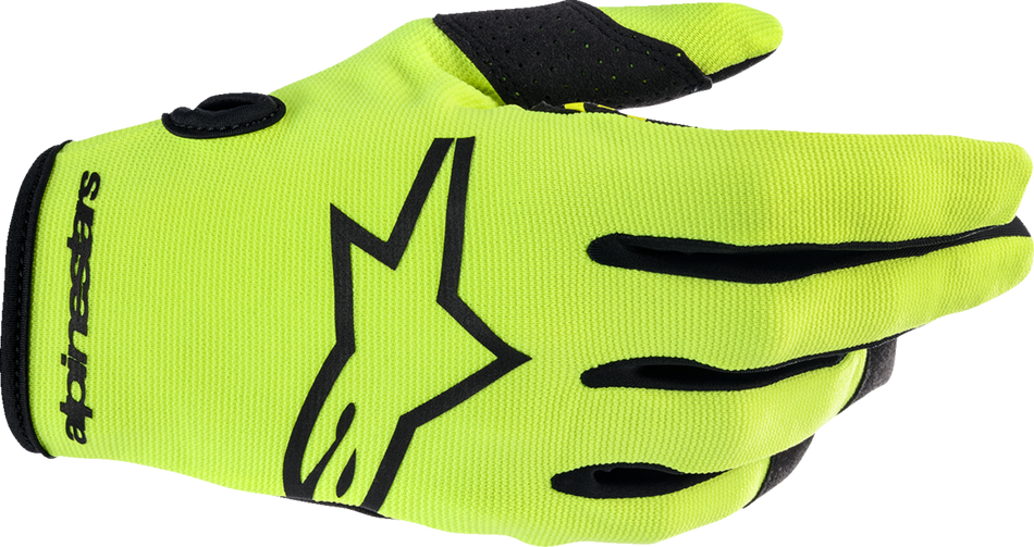 ALPINESTARS Radar Gloves - Fluo Yellow/Black - 2XL 3561823-551-2X