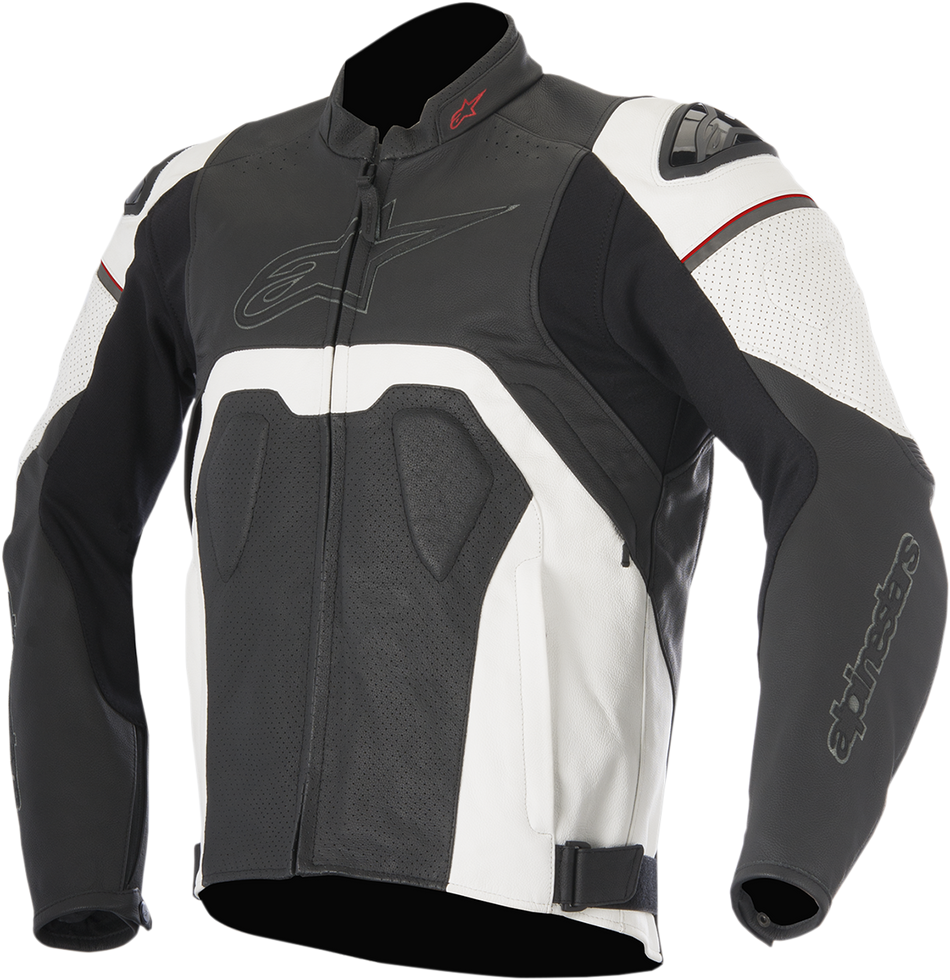 ALPINESTARS Core Airflow Leather Jacket - Black/White - US 42 / EU 52 3101416-12-52