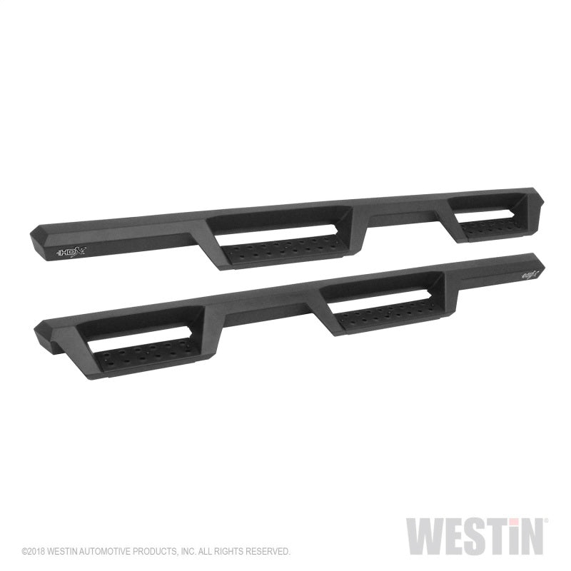 Westin 18-20 Jeep Wrangler JL Unlimited 4DR HDX Drop Nerf Step Bars - Textured Black 56-14065