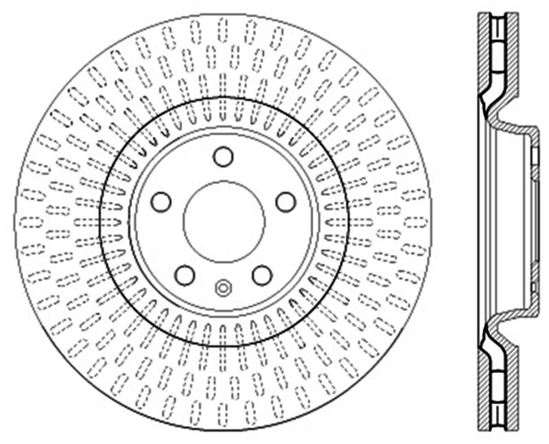 StopTech Slotted Sport Brake Rotor 126.33134SL