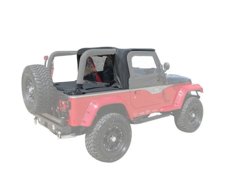 Rampage 1997-2002 Jeep Wrangler(TJ) Cab Soft Top And Tonneau Cover - Black Denim 994015