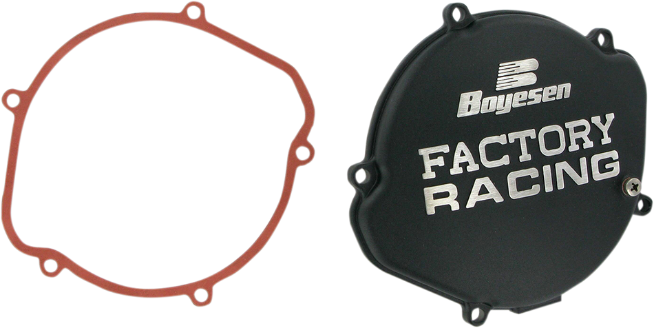 BOYESEN Clutch Cover - Black - CR125 CC01B