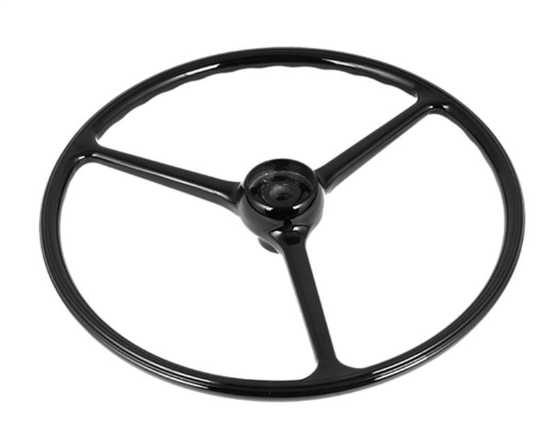 Omix Steering Wheel Black 64-75 Jeep CJ Models 18031.04