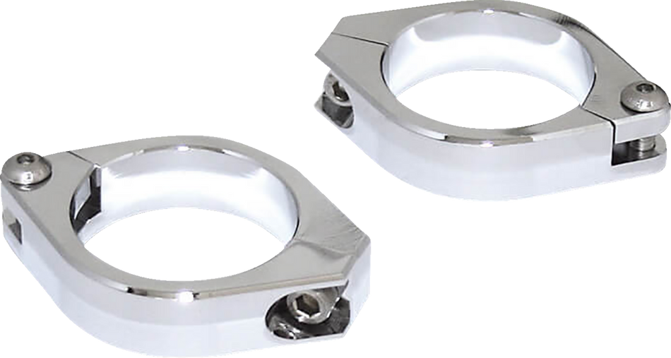 HIGHSIDER Fork Clamps - 38-41 mm - Chrome 207-405