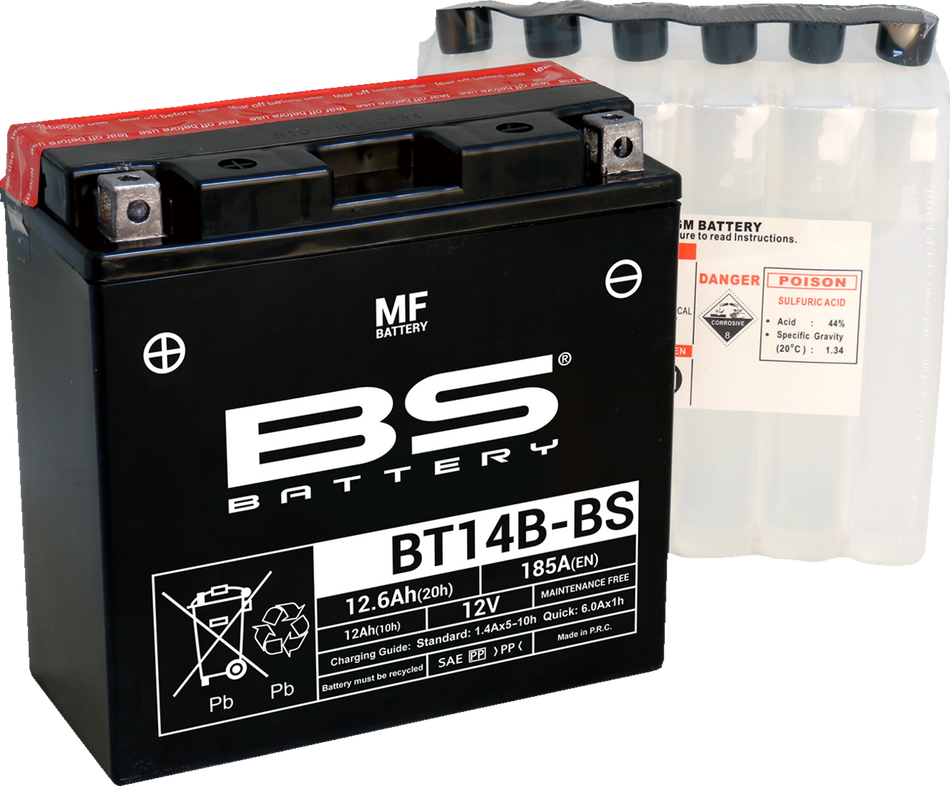 BS BATTERY Battery - BT14B-BS (YT) 300629