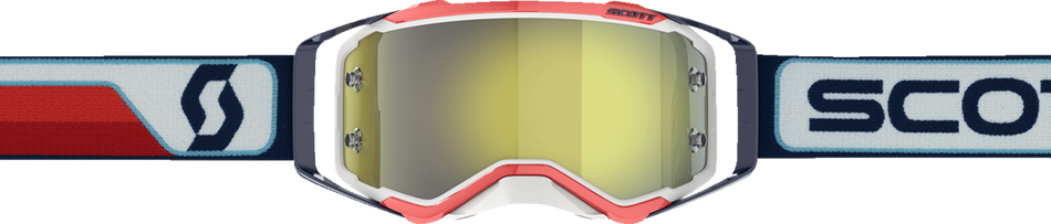 SCOTT Prospect Goggle - Rot/Weiß - Gelb Chrom 272821-1005289 