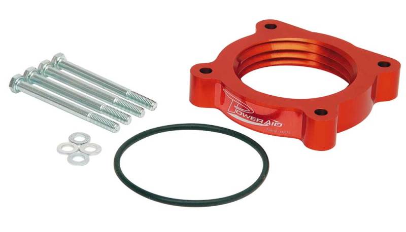 Airaid 04-13 Nissan Titan / Armada 5.6L 04-10 Infiniti QX-56 5.6L PowerAid TB Spacer- Black 520-538