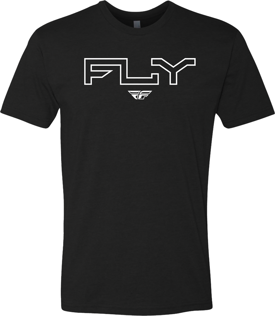 FLY RACING Youth Fly Edge Tee Black Yl 354-0308YL