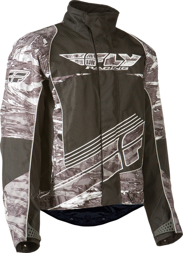 FLY RACING Snx Wild Jacket Black/White 2x #5692 470-2170~6