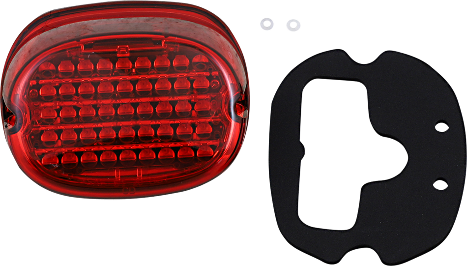 CUSTOM DYNAMICS Taillight - No Window - Red CD-TL-NW-R