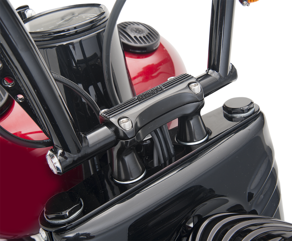 BILTWELL Risers - Thunder - 2" - Black 6402-201-02