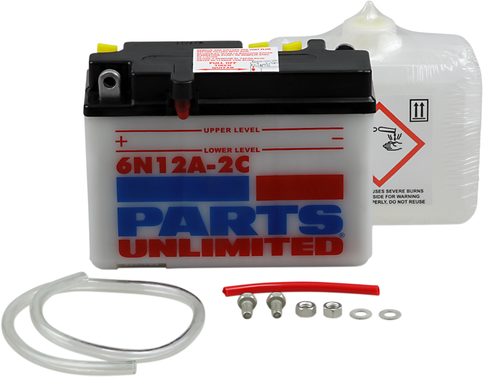 Parts Unlimited Battery - 6n12a-2c (B54-6) 6n12a-2c-Fp