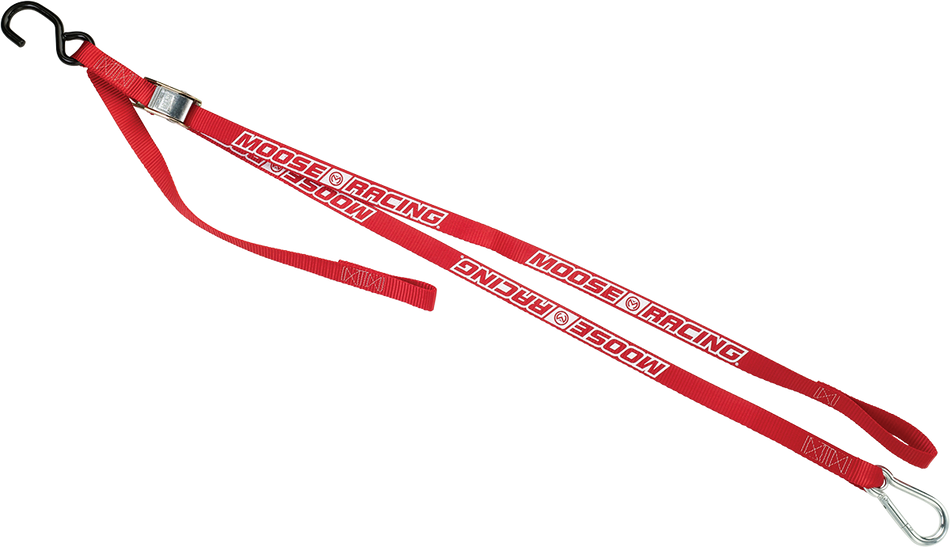 MOOSE RACING Carabiner Tie-Down - Red 3920-0355