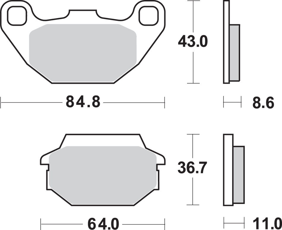 SBS HF Brake Pads 749HF