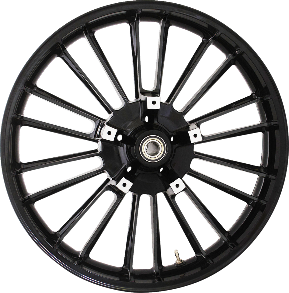 COASTAL MOTO Front Wheel - Atlantic - Dual Disc/No ABS - Solid Black - 21"x3.50" - '00-'07 FL 3D-ATL213SB07