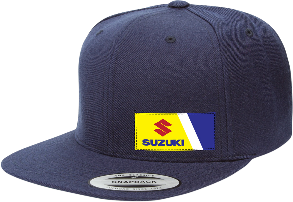 FACTORY EFFEX Suzuki Wedge Hat - Navy 23-86400