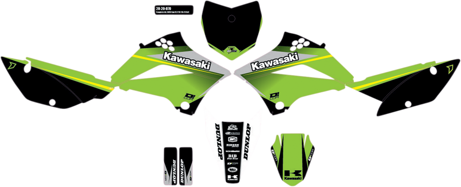 D'COR VISUALS Graphic Kit - Kawasaki 20-20-070