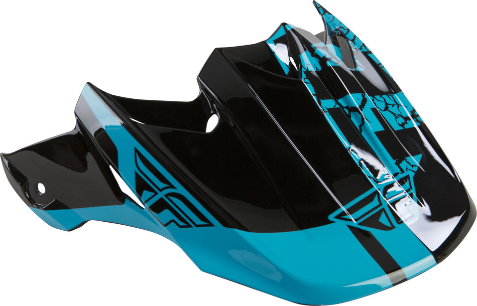 FLY RACING F2 Fracture Visor Blue/Black 73-46346