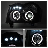 Spyder Jeep Grand Cherokee 05-07 Projector Headlights LED Halo LED Blk Smke PRO-YD-JGC05-HL-BSM 5078551
