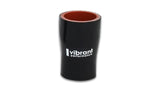 Vibrant 4 Ply Reducer Coupling 1.25in x 1.50in x 3in Long (BLACK) 2921