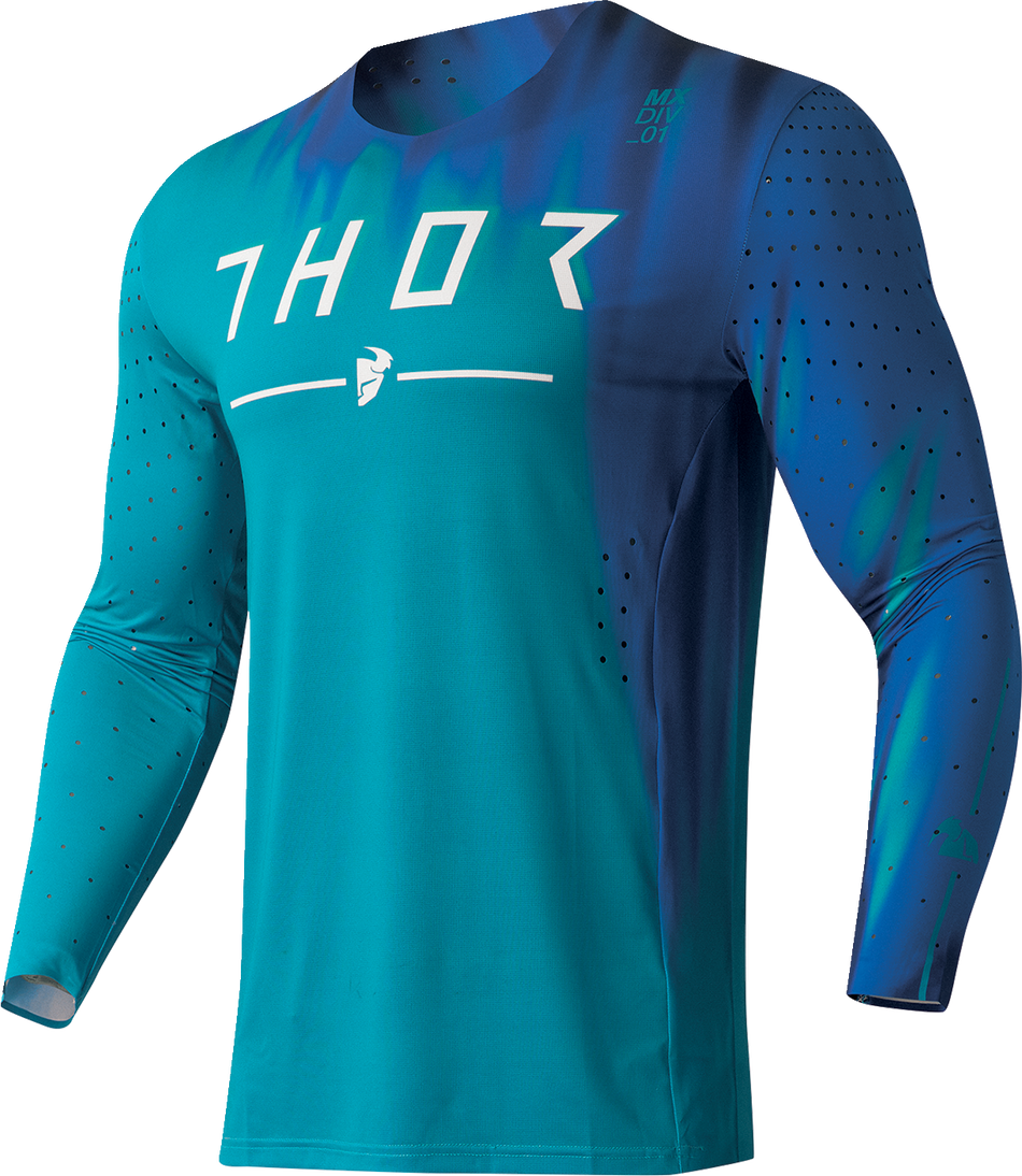 THOR Prime Freeze Jersey - Aqua/Navy - 2XL 2910-7460