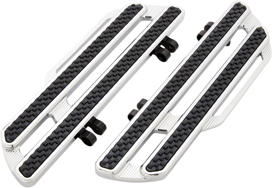 ARLEN NESS Method Driver Floorboards - Extended - Chrome 410-017