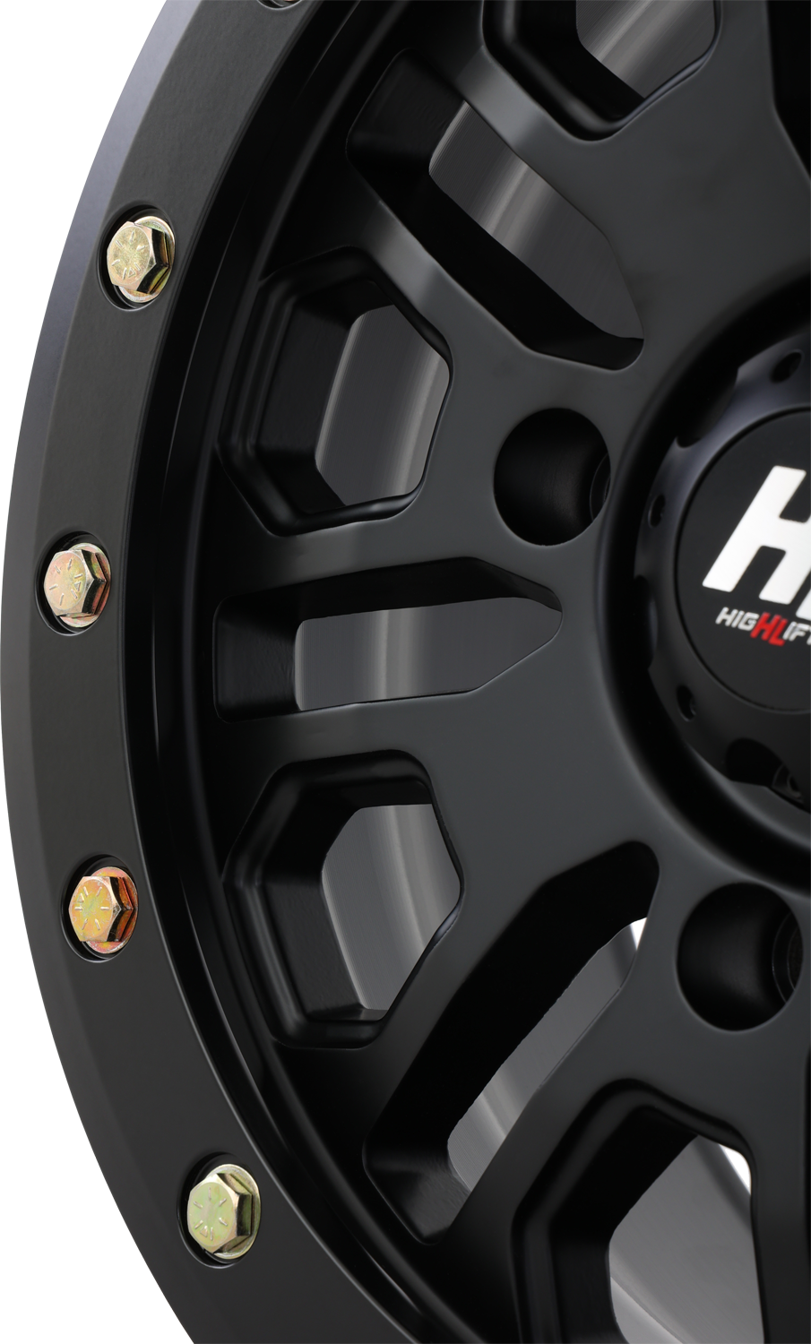 HIGH LIFTER Wheel - HL23 Beadlock - Front/Rear - Matte Black - 15x7 - 4/137 - 5+2 (+38 mm) 15HL23-1437