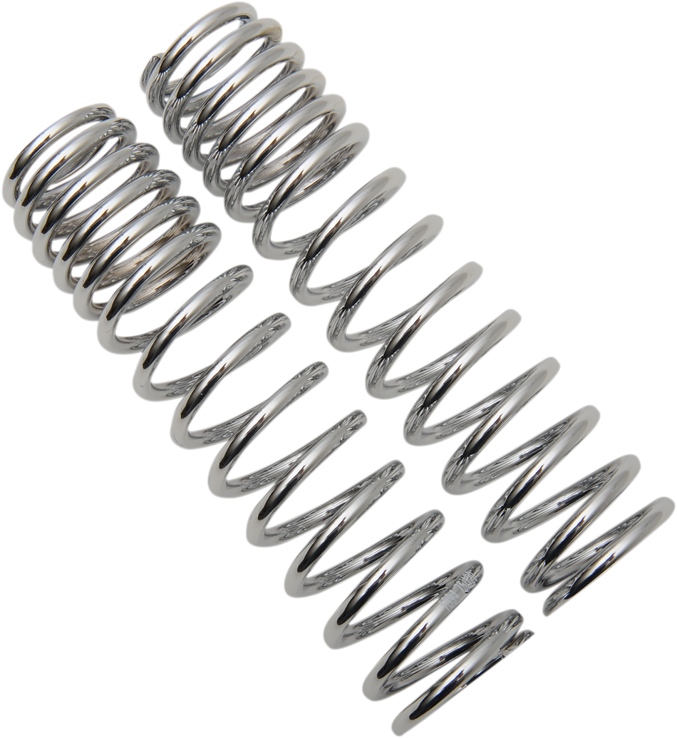 PROGRESSIVE SUSPENSION Shock Springs - 12-Series - Chrome - 70-120 lb/in 03-1394C