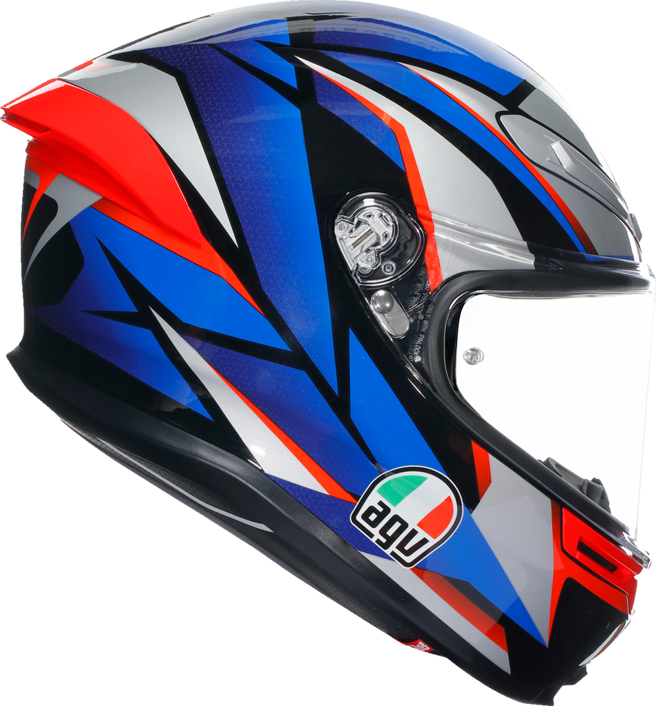 AGV K6 S Helmet - Slashcut - Black/Blue/Red - Large 2118395002015L