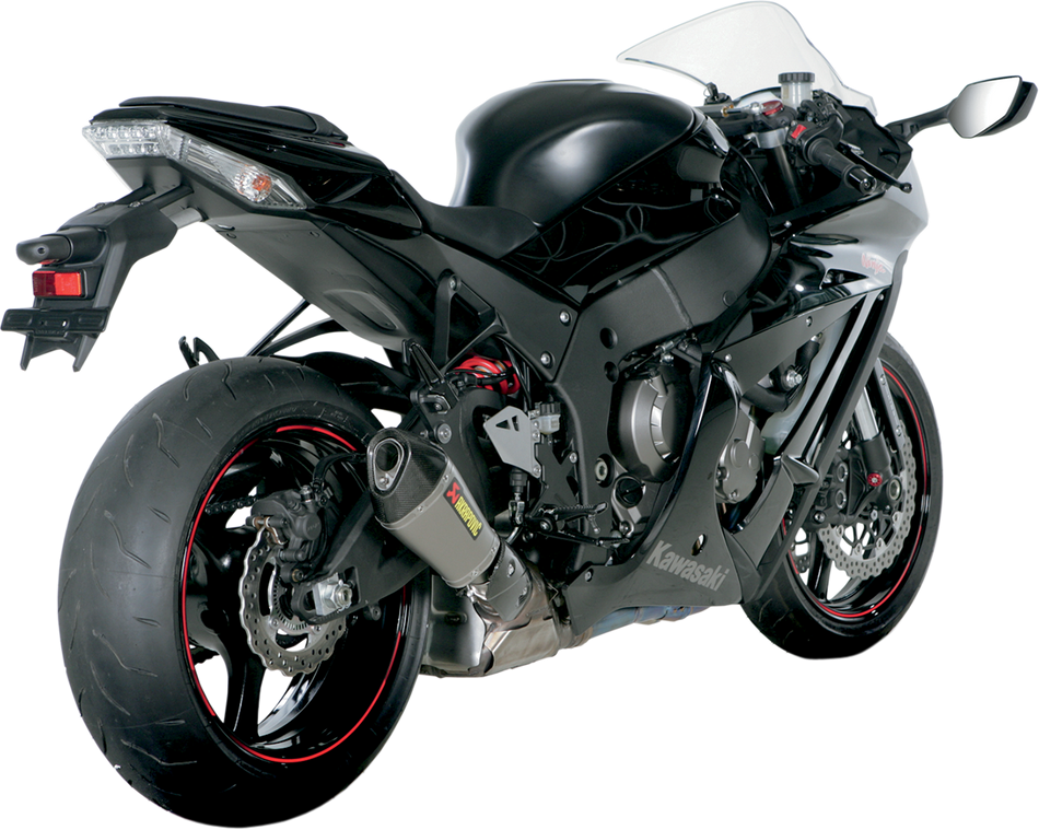 AKRAPOVIC Slip-On Exhaust Muffler Triangle  Titanium Ninja ZX-10R 2011-2015 S-K10SO7T-HASZ 1811-2300