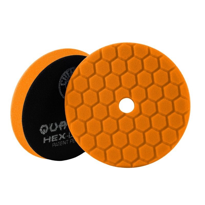Chemical Guys Hex-Logic Quantum Medium-Heavy Cutting Pad - Orange - 5.5in BUFX112HEX5