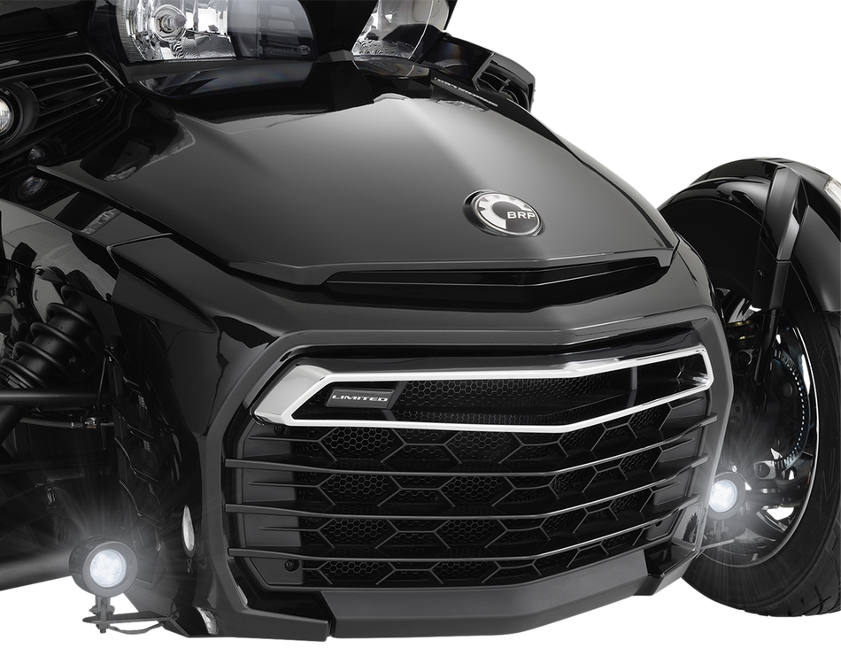 SHOW CHROME Driving Lights - Black Satin - Spyder F3 41-301LBK