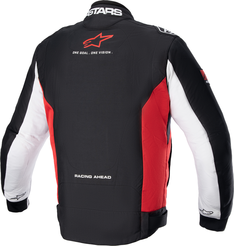 Chaqueta deportiva ALPINESTARS Monza - Negro/Rojo/Blanco - Pequeña 3306723-1342-S 