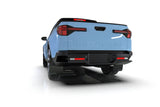 Rally Armor 2022 Hyundai Santa Cruz Black Mud Flap w/ Grey Logo MF78-UR-BLK-GRY