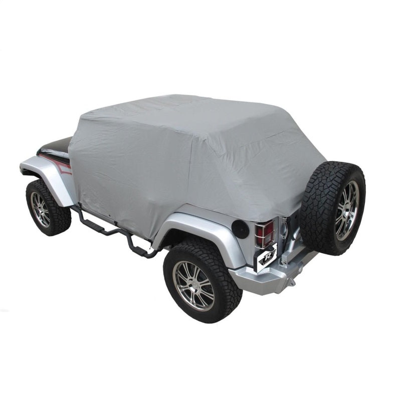 Rampage 2007-2018 Jeep Wrangler(JK) Unlimited Cab Cover With Door Flaps - Grey 1164