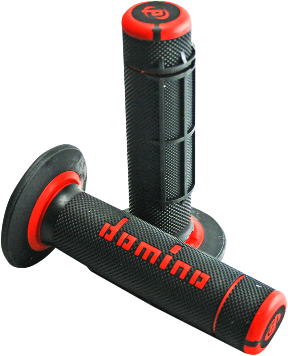 Puños DOMINO - Doble - Half Waffle - Negro/Rojo A02041C4240 