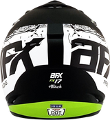 Casco AFX FX-17 - Attack - Negro mate/Verde - XL 0110-7182 